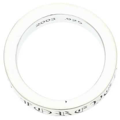 Chrome Hearts 6mm SPACER FOREVER Silver Ring Size 19.5