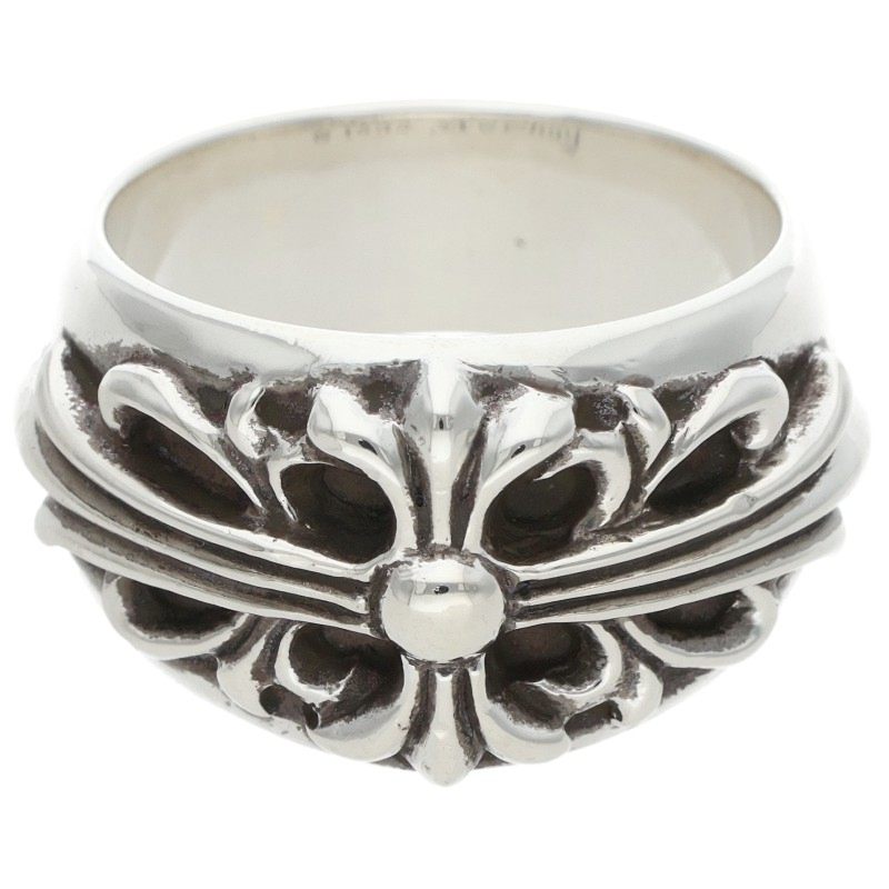 Chrome Hearts FLRL CRS Silver Ring Size JP 19