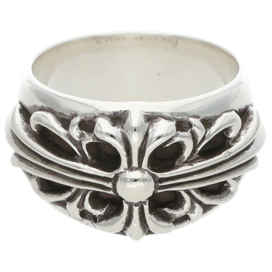 Chrome Hearts FLRL CRS Silver Ring Size JP 19