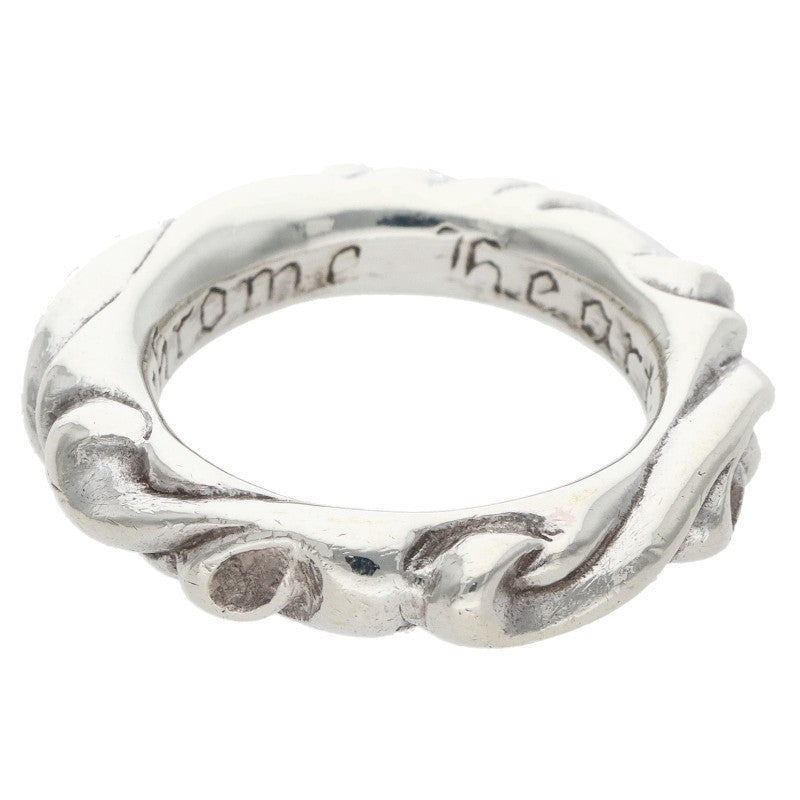 Chrome Hearts SCRL BAND Silver Ring Size JP 8