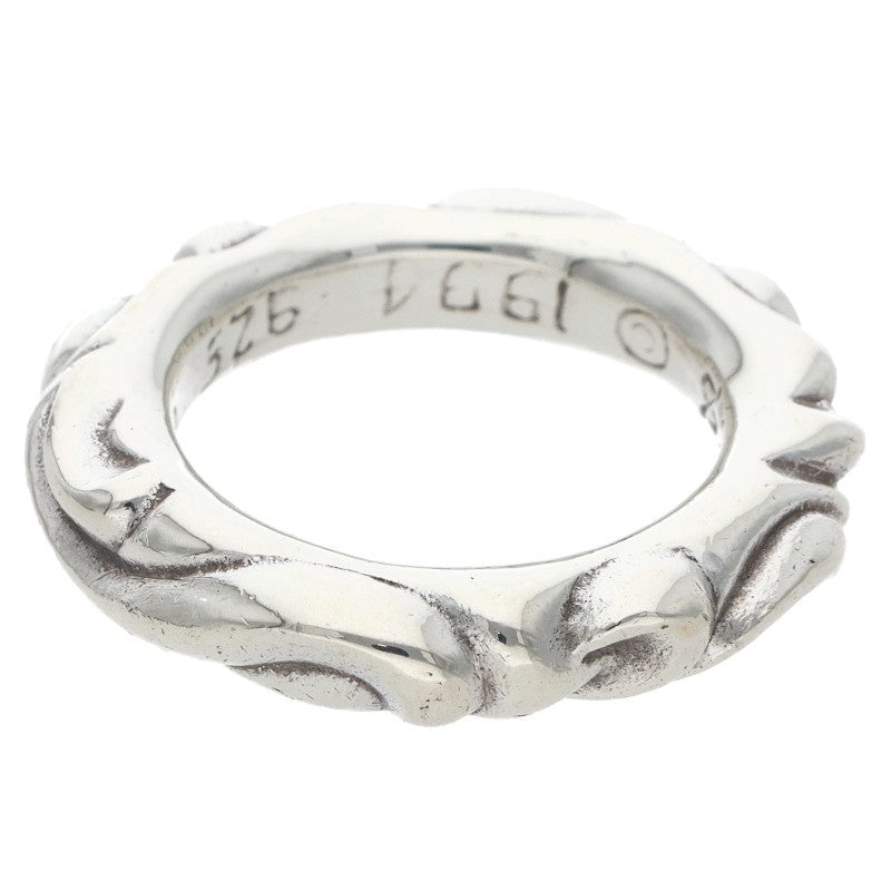Chrome Hearts SCRL BAND Silver Ring Size JP 8