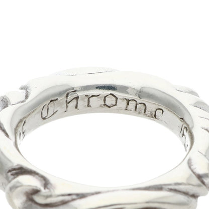 Chrome Hearts SCRL BAND Silver Ring Size JP 8