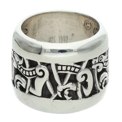Chrome Hearts WIDE CELTIC Band 925 Silver Ring Size JP 15