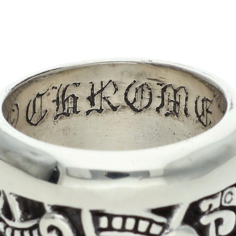 Chrome Hearts WIDE CELTIC Band 925 Silver Ring Size JP 15