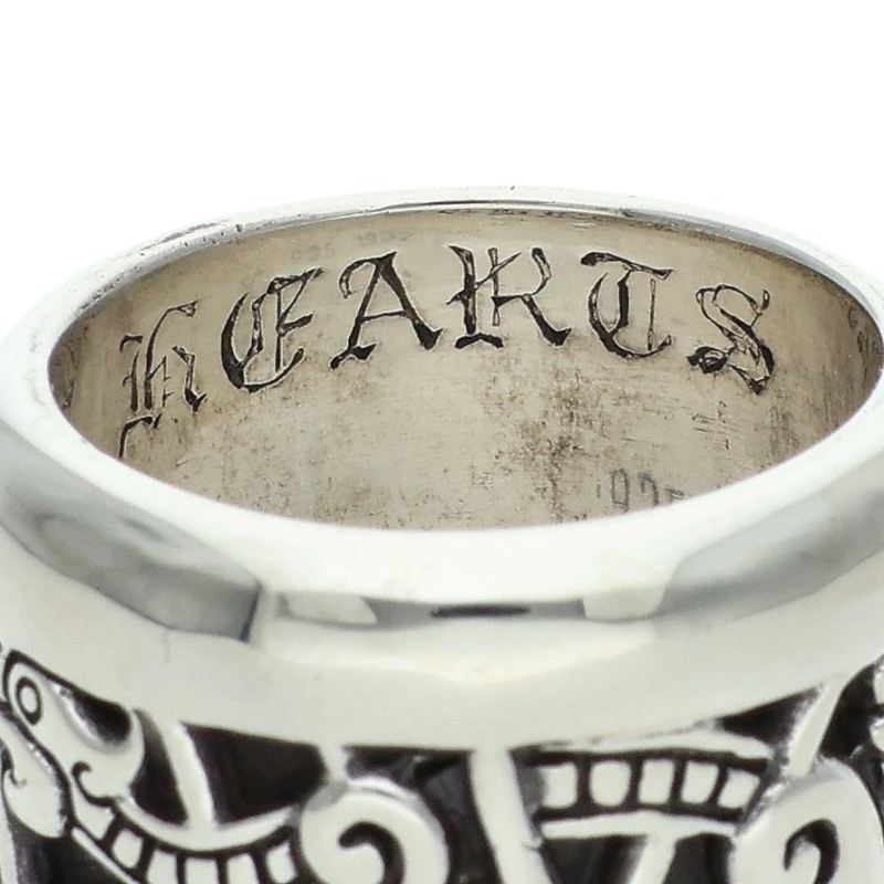 Chrome Hearts WIDE CELTIC Band 925 Silver Ring Size JP 15