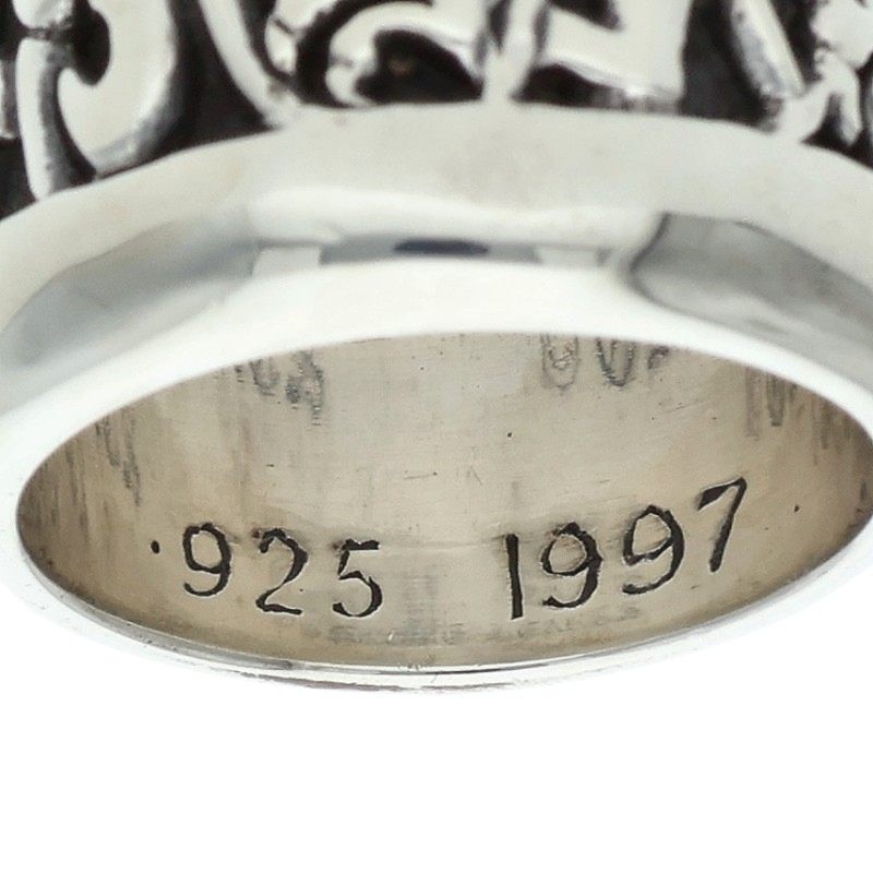 Chrome Hearts WIDE CELTIC Band 925 Silver Ring Size JP 15