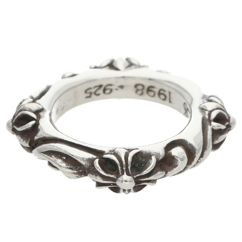 Chrome Hearts SBT BAND Sterling Silver Ring Size JP 9.5
