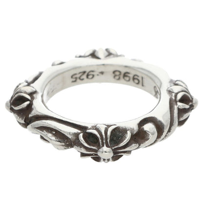 Chrome Hearts SBT BAND Sterling Silver Ring Size JP 9.5