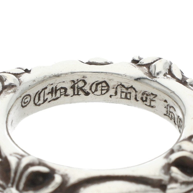 Chrome Hearts SBT BAND Sterling Silver Ring Size JP 9.5