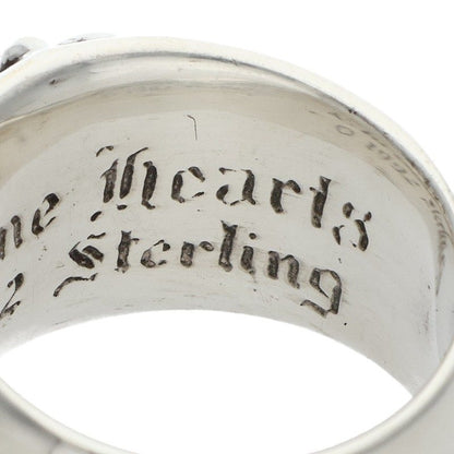 Chrome Hearts FLRL CRS Sterling Silver Ring Size JP 15