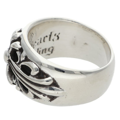 Chrome Hearts FLRL CRS Sterling Silver Ring Size JP 15