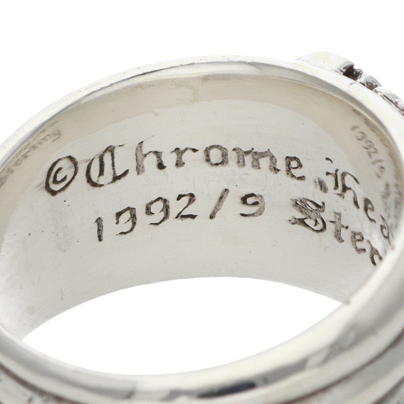 Chrome Hearts Dagger Sterling Silver Ring Size JP 19