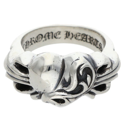 Chrome Hearts FLRL CRS HRT Silver Ring Size JP 10.5