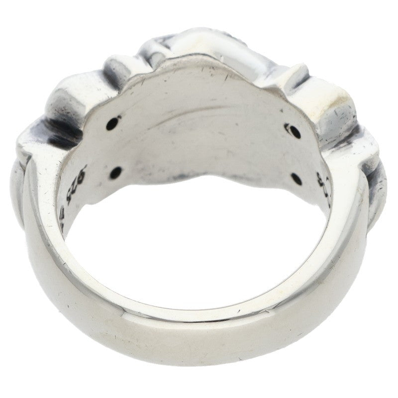 Chrome Hearts FLRL CRS HRT Silver Ring Size JP 10.5