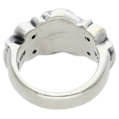 Chrome Hearts FLRL CRS HRT Silver Ring Size JP 10.5