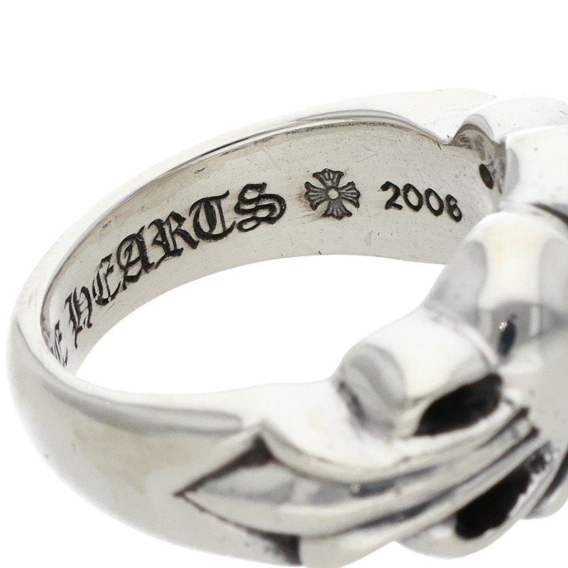 Chrome Hearts FLRL CRS HRT Silver Ring Size JP 10.5