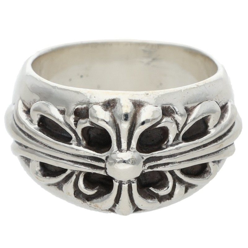 Chrome Hearts FLRL CRS Silver Ring Size JP 17.5