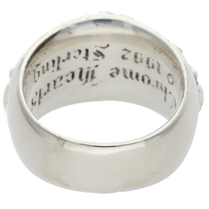 Chrome Hearts FLRL CRS Silver Ring Size JP 17.5
