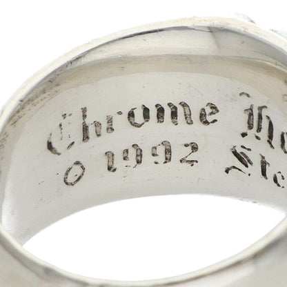 Chrome Hearts FLRL CRS Silver Ring Size JP 17.5