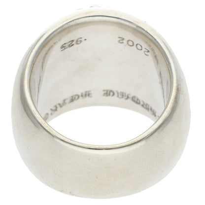 Chrome Hearts Classic Oval Cross Silver Ring Size JP 29