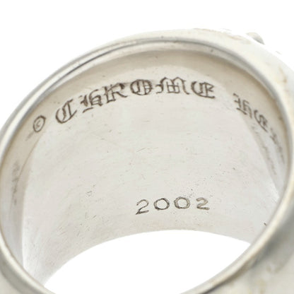 Chrome Hearts Classic Oval Cross Silver Ring Size JP 29