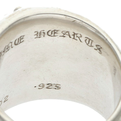 Chrome Hearts Classic Oval Cross Silver Ring Size JP 29