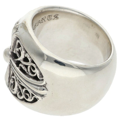 Chrome Hearts Classic Oval Cross Silver Ring Size JP 29