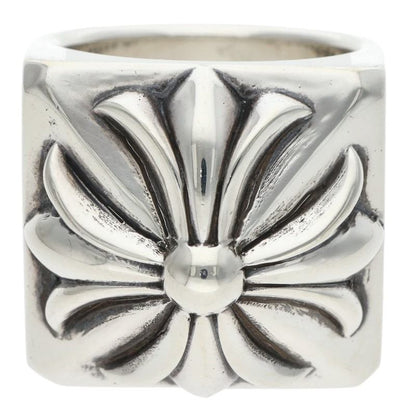 Chrome Hearts CH Plus Pyramid 925 Silver Ring Size JP 16