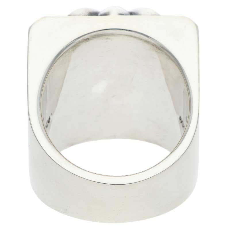 Chrome Hearts CH Plus Pyramid 925 Silver Ring Size JP 16