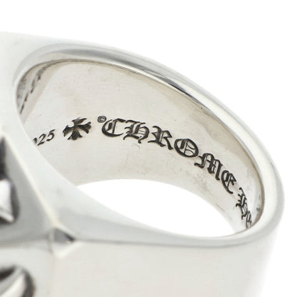 Chrome Hearts CH Plus Pyramid 925 Silver Ring Size JP 16