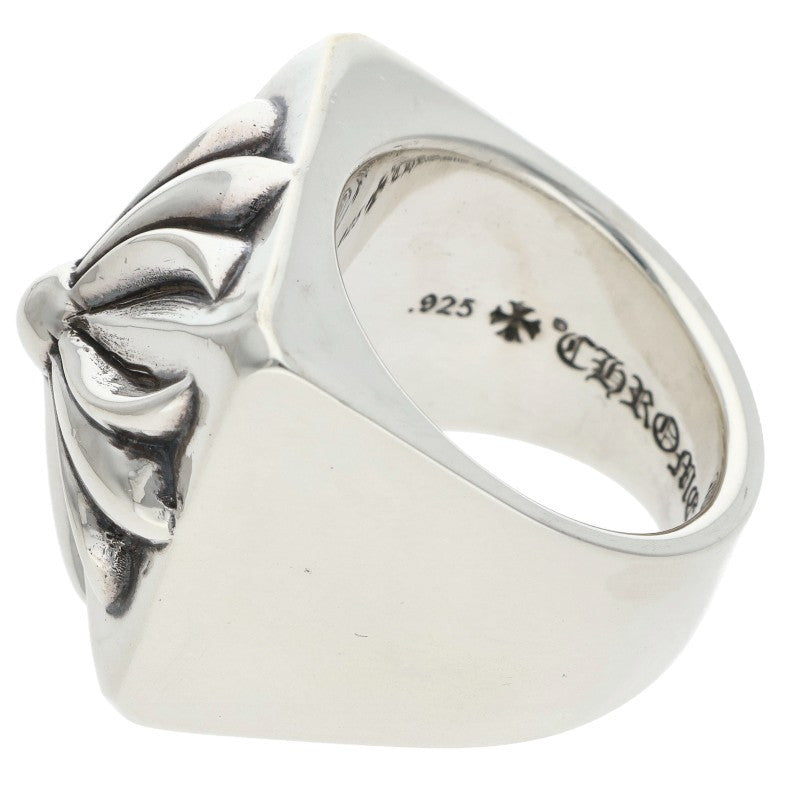 Chrome Hearts CH Plus Pyramid 925 Silver Ring Size JP 16