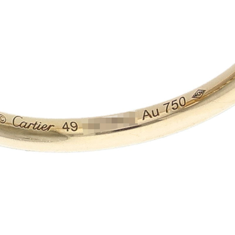 Cartier Juste Un Clou SM 18K Yellow Gold Ring Size JP 10.5