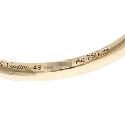 Cartier Juste Un Clou SM 18K Yellow Gold Ring Size JP 10.5