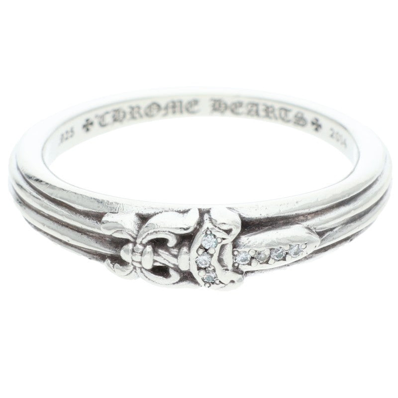 Chrome Hearts Baby Classic Pave Diamond Ring Size JP 25