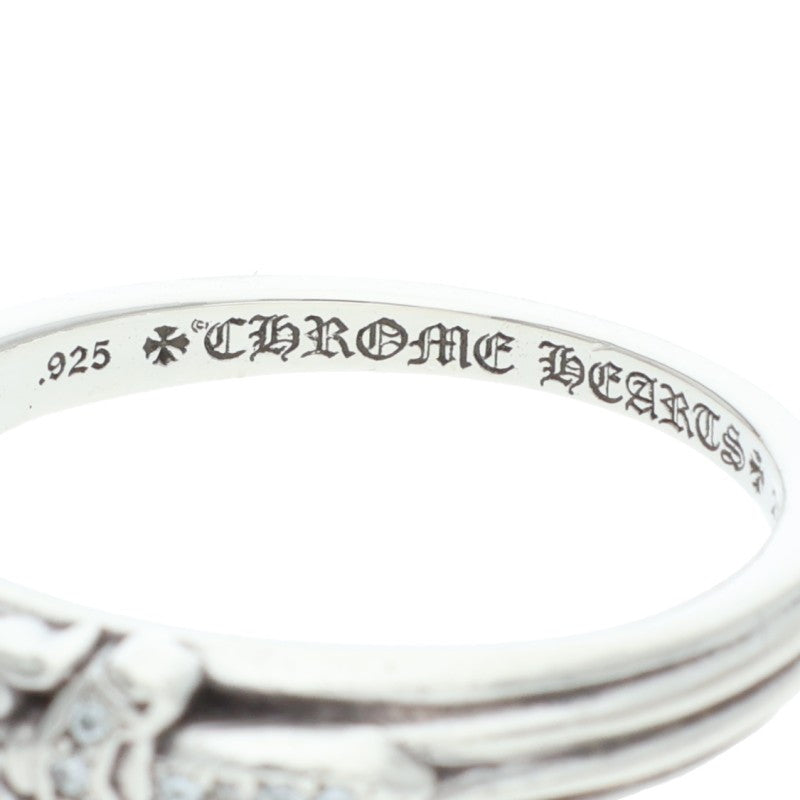 Chrome Hearts Baby Classic Pave Diamond Ring Size JP 25