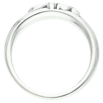 Chrome Hearts Baby Classic Pave Diamond Ring Size JP 25