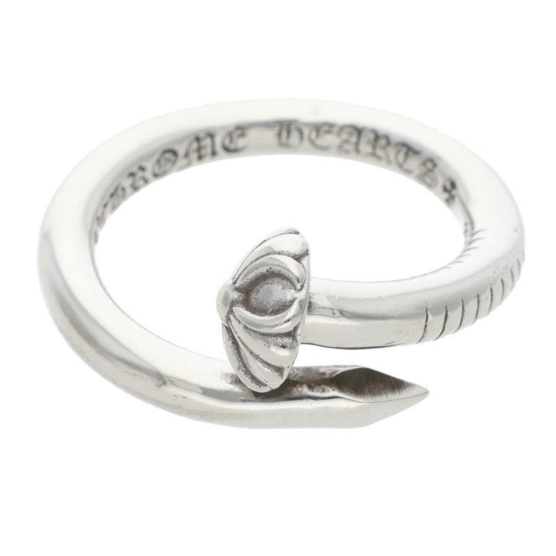 Chrome Hearts NAIL CRSBALL Silver Ring Size JP 17