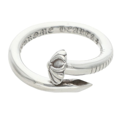 Chrome Hearts NAIL CRSBALL Silver Ring Size JP 17