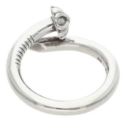 Chrome Hearts NAIL CRSBALL Silver Ring Size JP 17