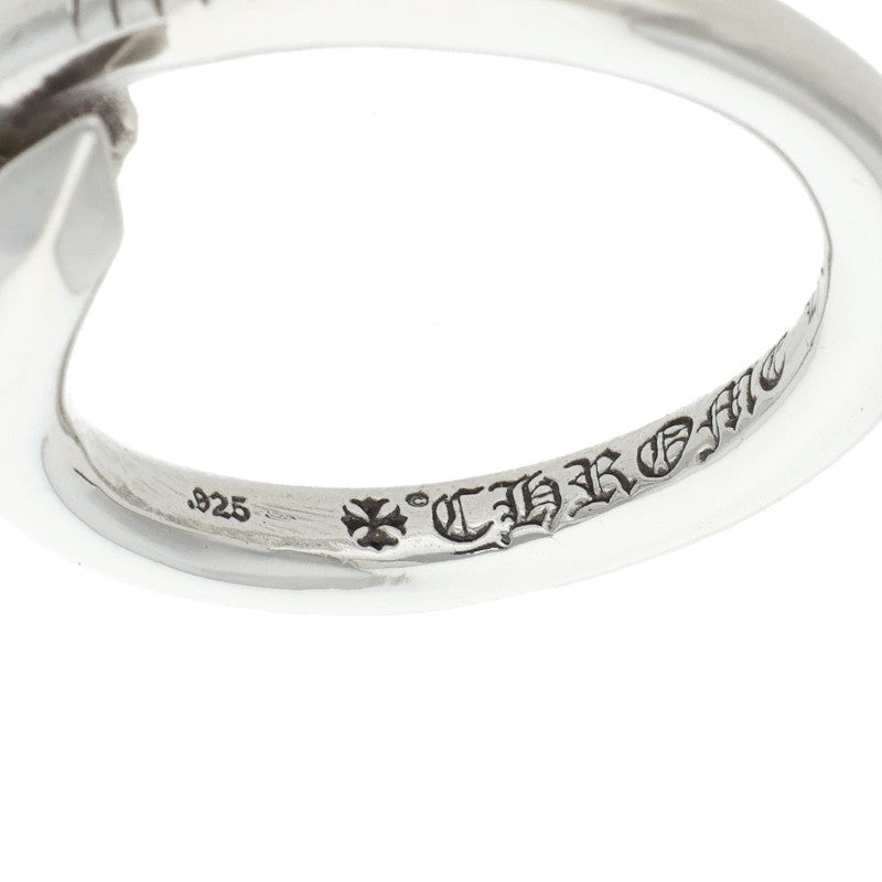 Chrome Hearts NAIL CRSBALL Silver Ring Size JP 17