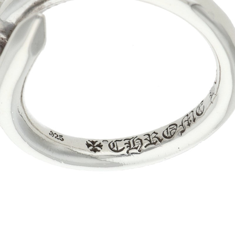 Chrome Hearts NAIL CRSBALL Silver Ring Size JP 15