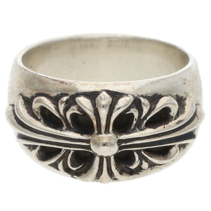 Chrome Hearts FLRL CRS Floral Sterling Silver Ring Size JP 22
