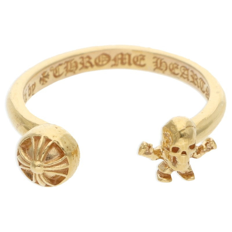 Chrome Hearts FT HARRIS TEETER CRS BALL Gold Ring Size JP 5
