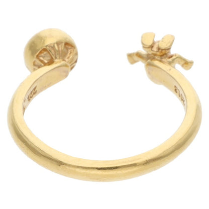 Chrome Hearts FT HARRIS TEETER CRS BALL Gold Ring Size JP 5