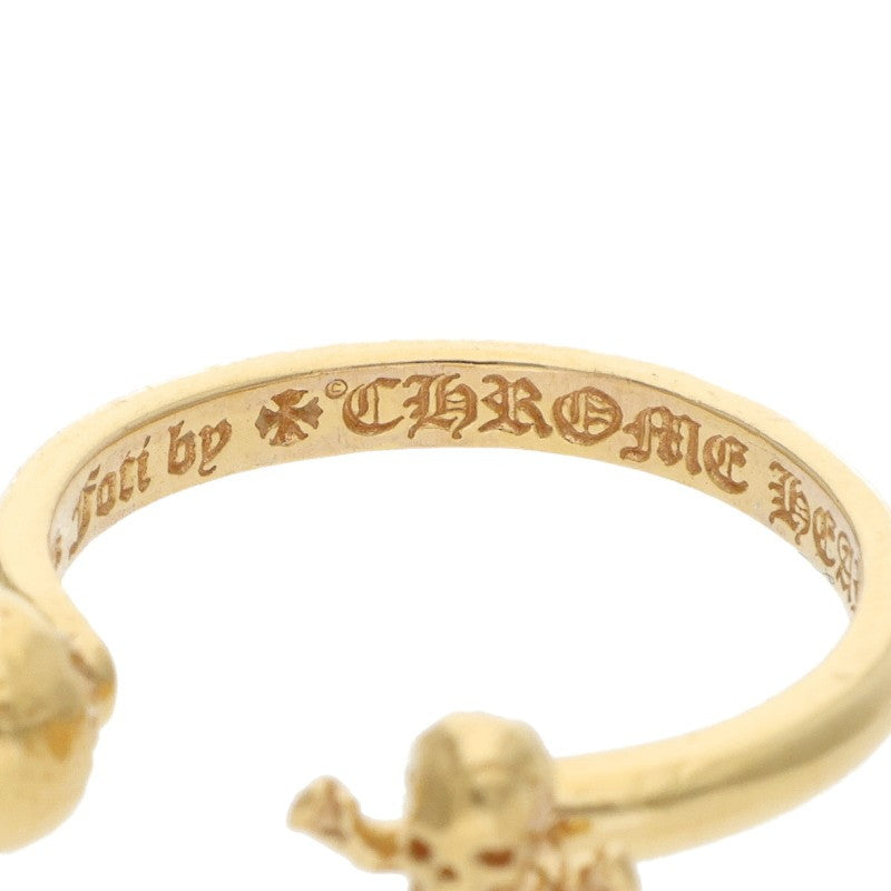Chrome Hearts FT HARRIS TEETER CRS BALL Gold Ring Size JP 5