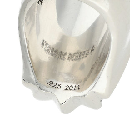 Chrome Hearts Long PJ CH Cross Silver Ring Size JP 16