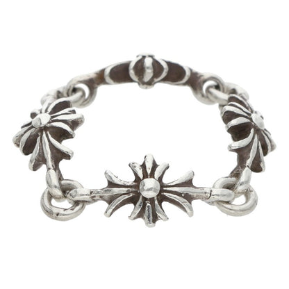 Chrome Hearts Tiny E CH Plus Silver Ring Size JP 14