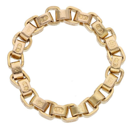 Chrome Hearts 22K Box Chain Gold Ring Size JP 19