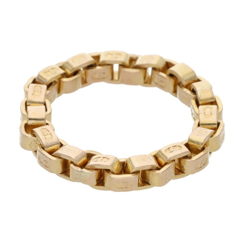Chrome Hearts 22K Box Chain Gold Ring Size JP 19