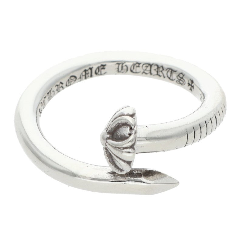 Chrome Hearts NAIL CRSBALL Silver Ring Size JP 20